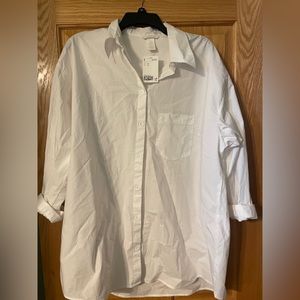 H&M Oversized White Button Down